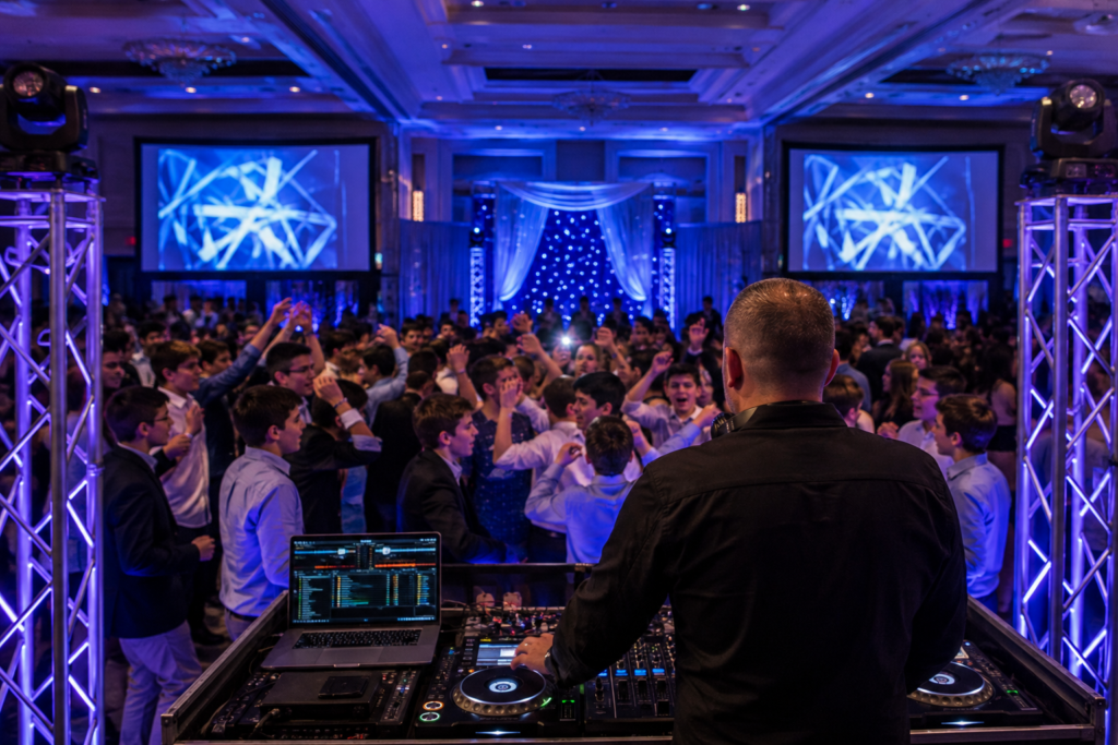 Bar Mitzvah Dance with visual experience